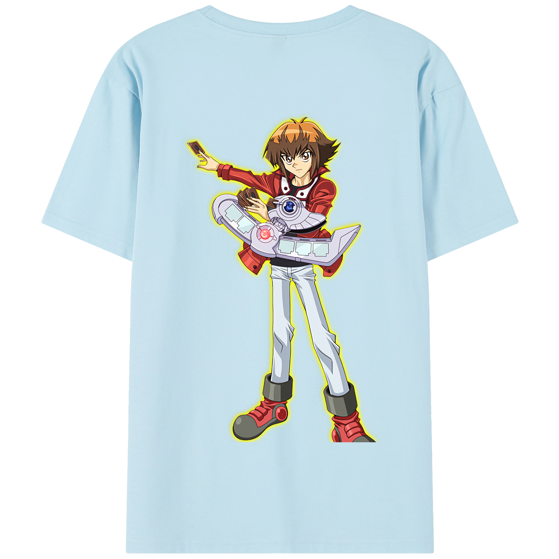 （画像用） 遊☆戯☆王 Yu-Gi-Oh! 綿100％半袖Tシャツ（背面プリント）